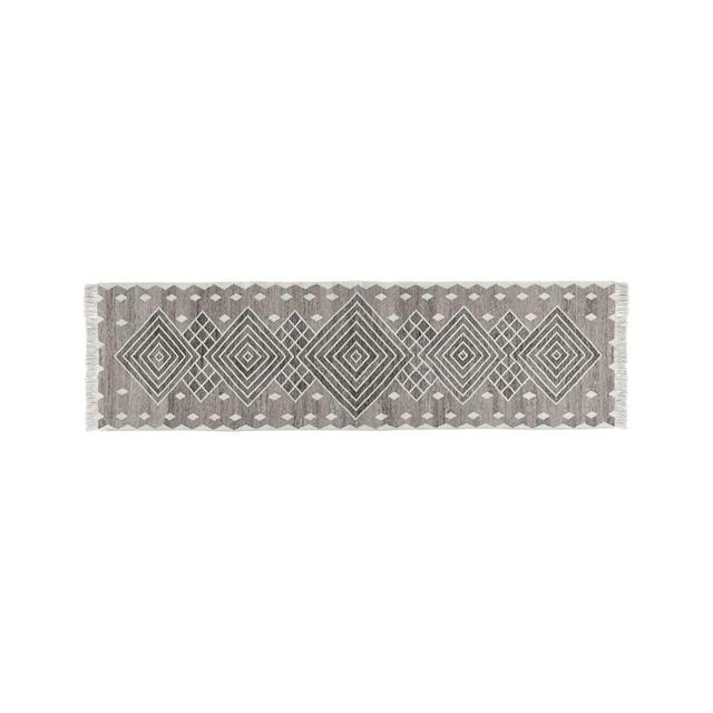Ceri Grey Indoor/Outdoor Rug 2.5'x9'
