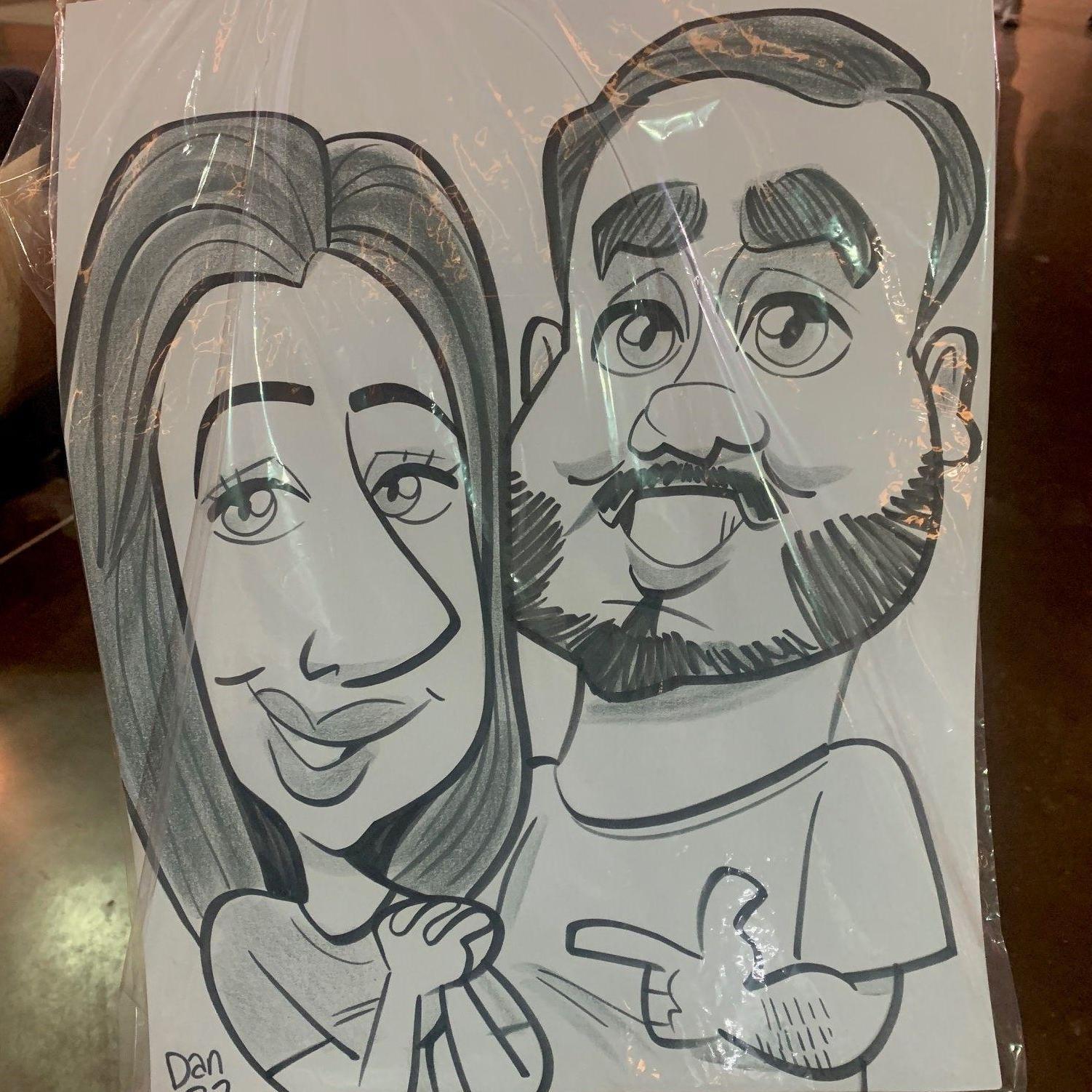 Caricature from the State Fair
