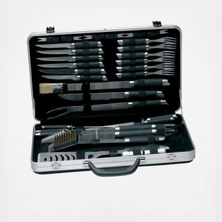 Geminis 33-Piece BBQ Set with Case