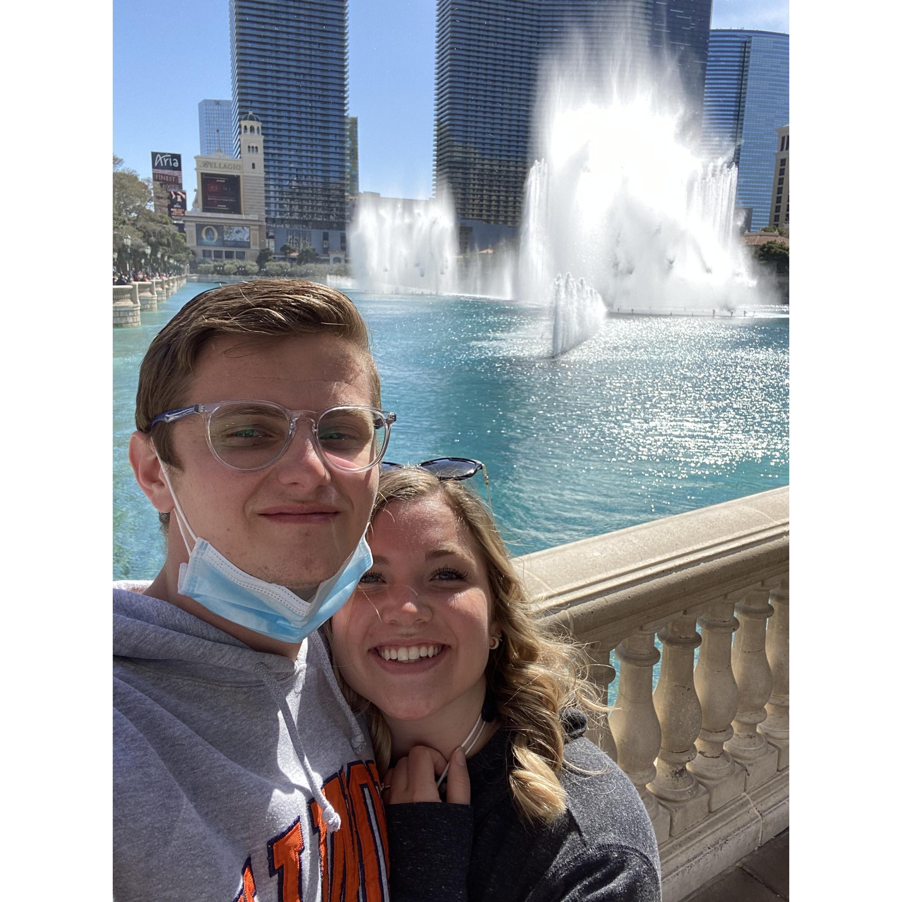 From their trip to Vegas- COVID finally started to lift