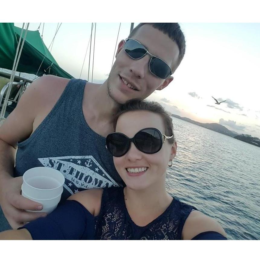 Sunset sail in St. Thomas