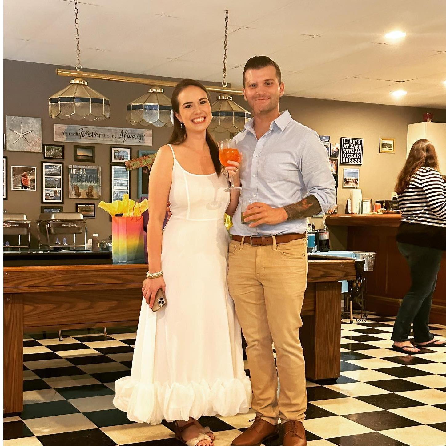 Celebrating our engagement!