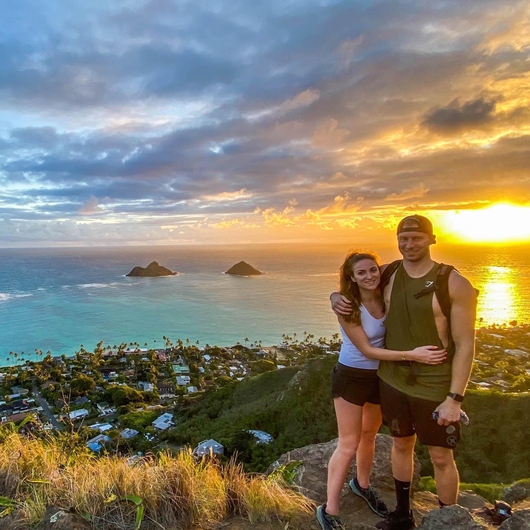 Sunrise in Oahu, Hawaii