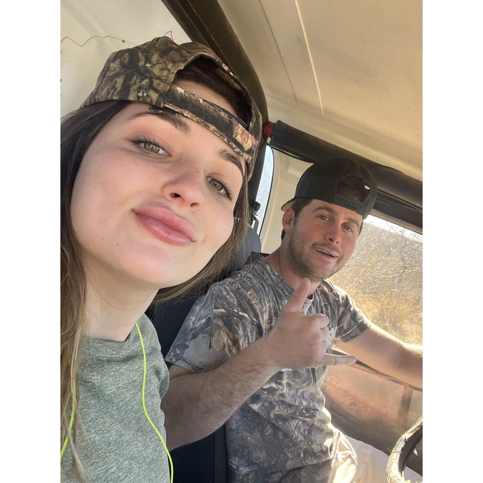 First hunting trip together