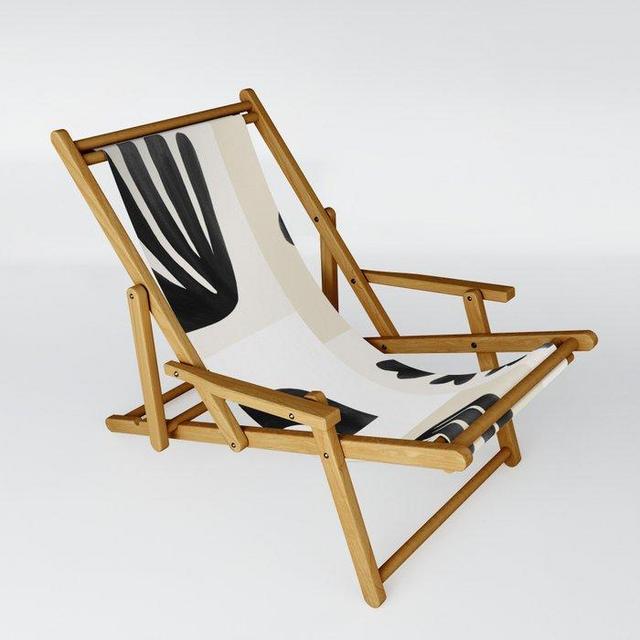 Black Garden Elements Sling Chair