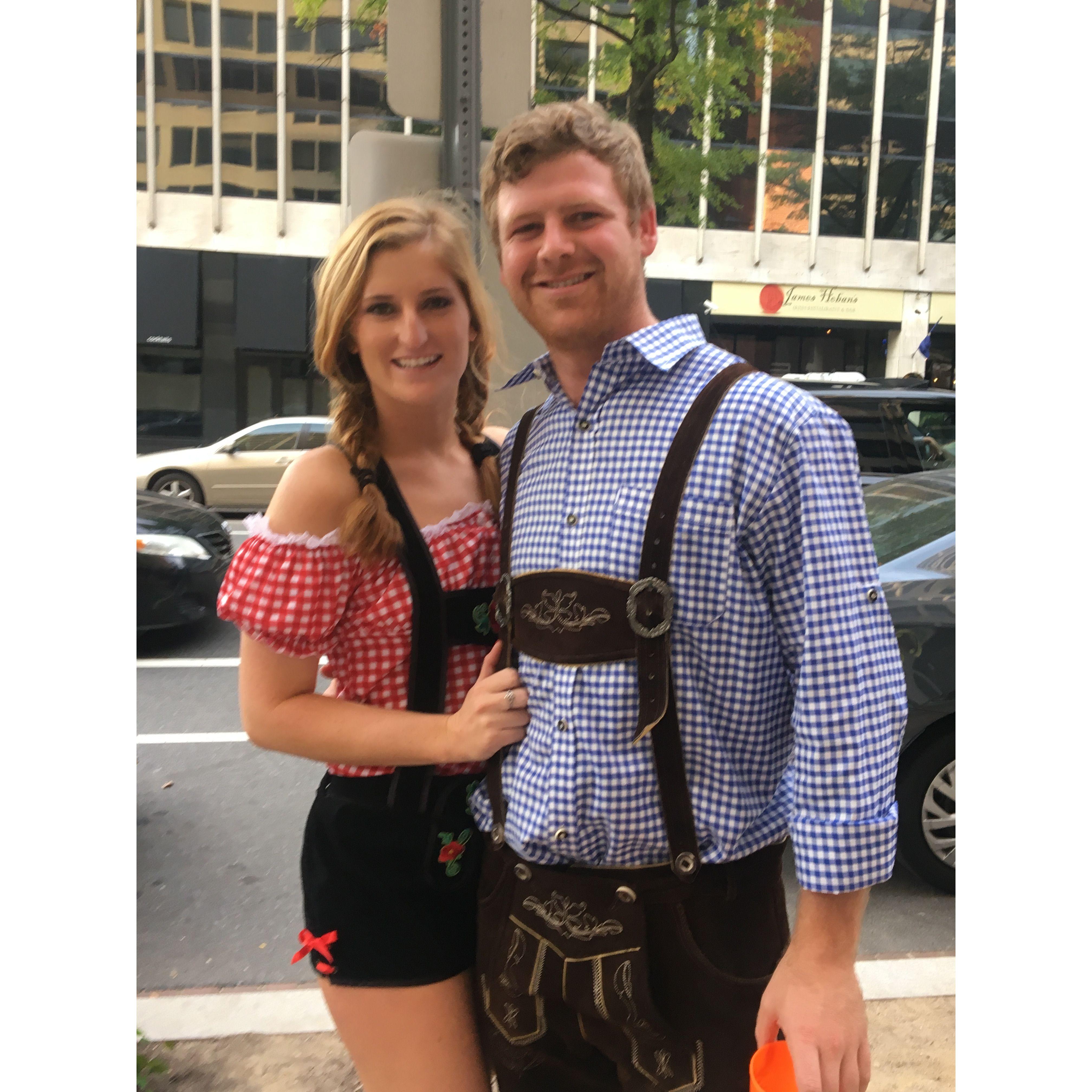 Our first photo together