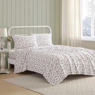 Cotton Flannel 4-Piece Sheet Set