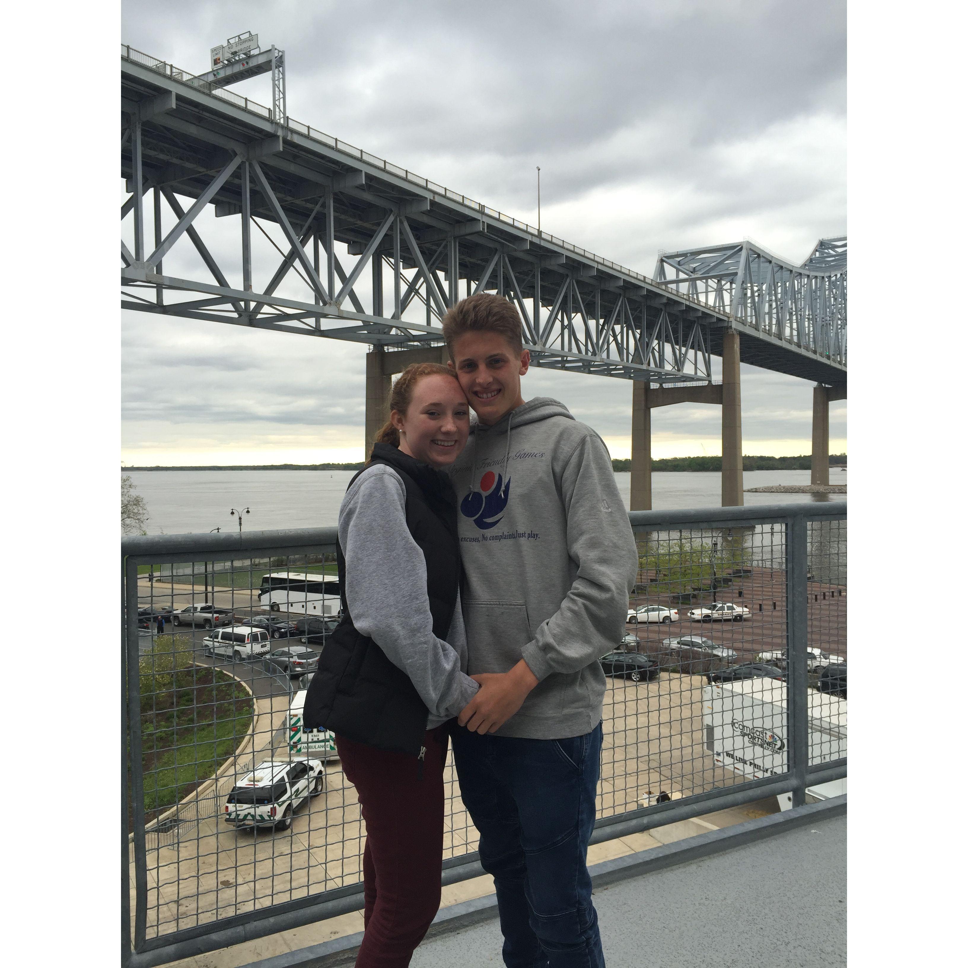 Our first picture officially dating!