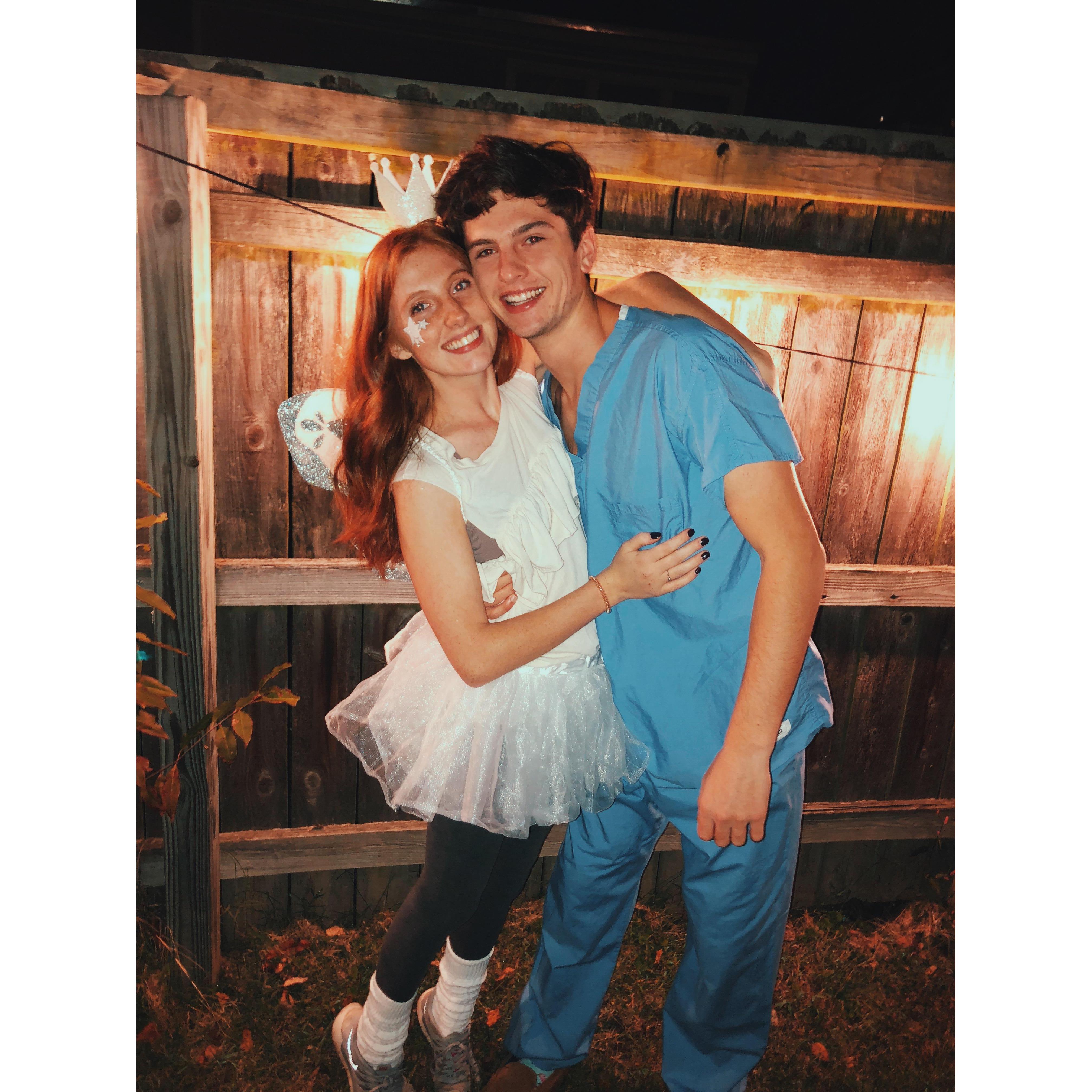halloween! a dentist & tooth fairy :)