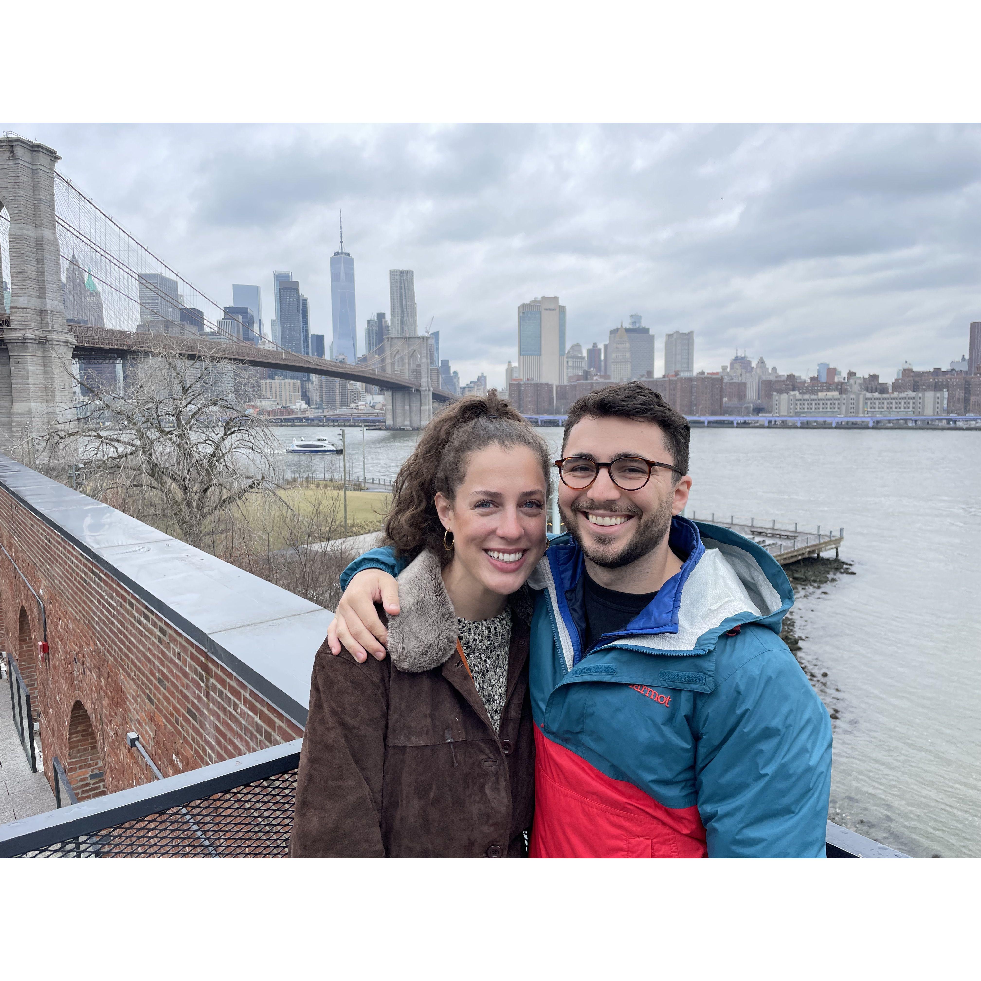 Visiting Belen in NYC, April 2022