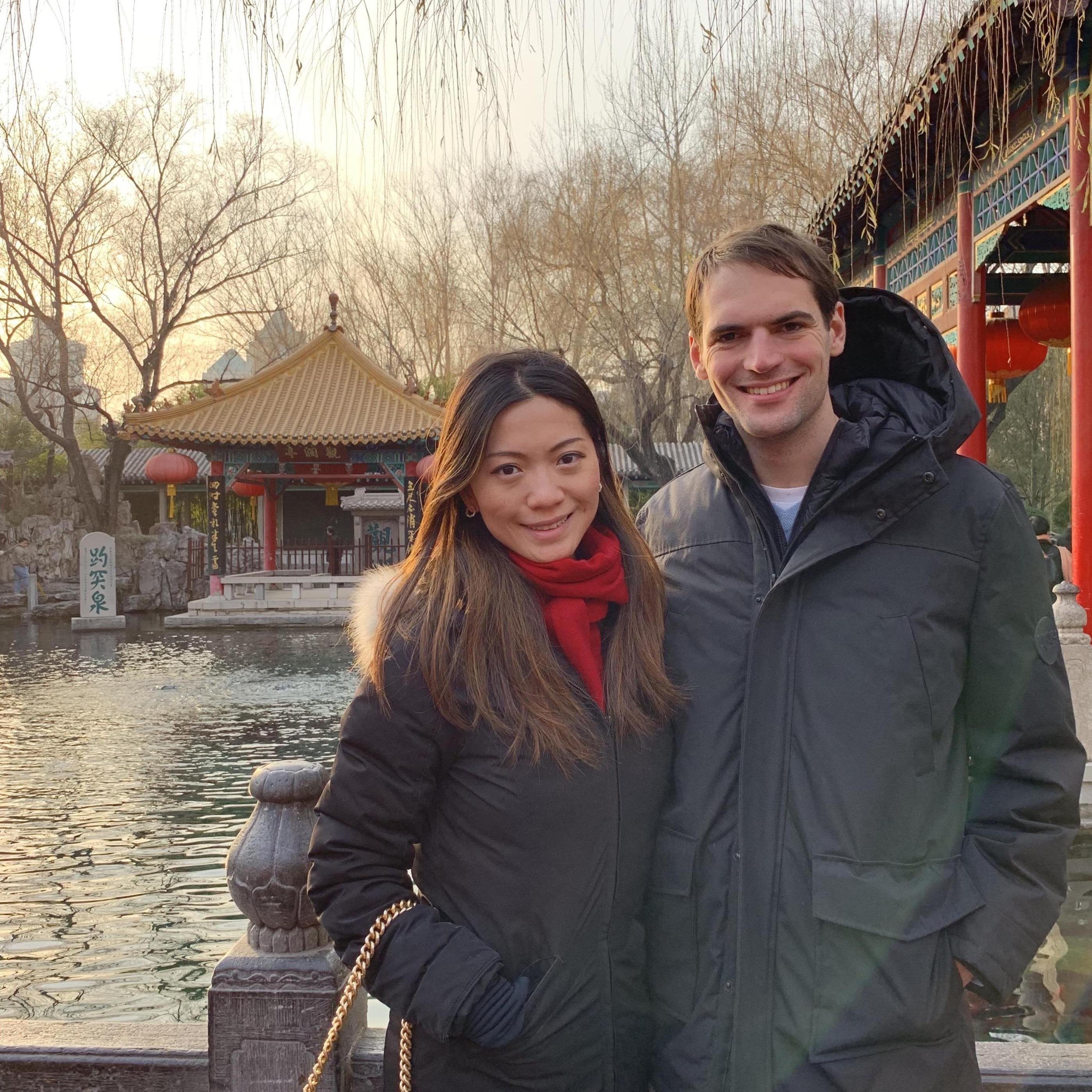 When Andrew visited Chang's hometown, Jinan! This spring, Baotuquan, is famous across China.