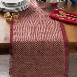 Chevron Burlap Table Runner