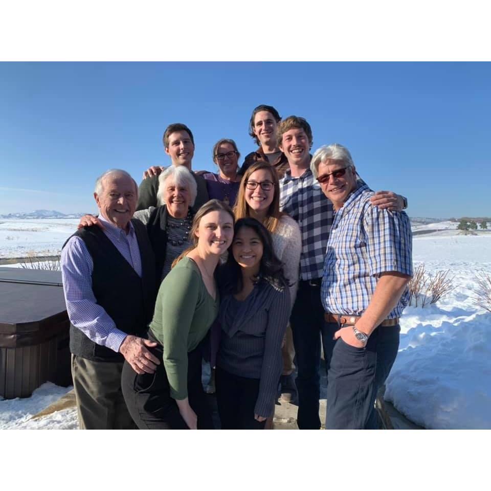 With Alex's family for Thanksgiving (November 2019)