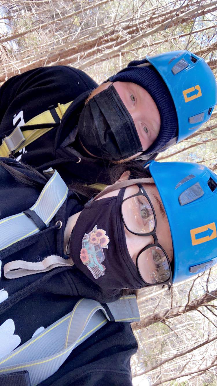 First vacation… ziplining in the snow anyone?