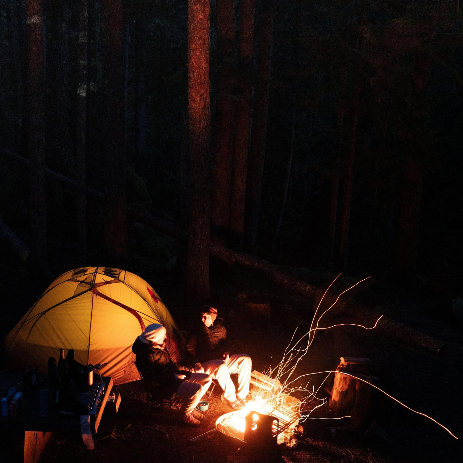 Hope we don't start a wildfire! Olympic National Park, Washington. March 2024