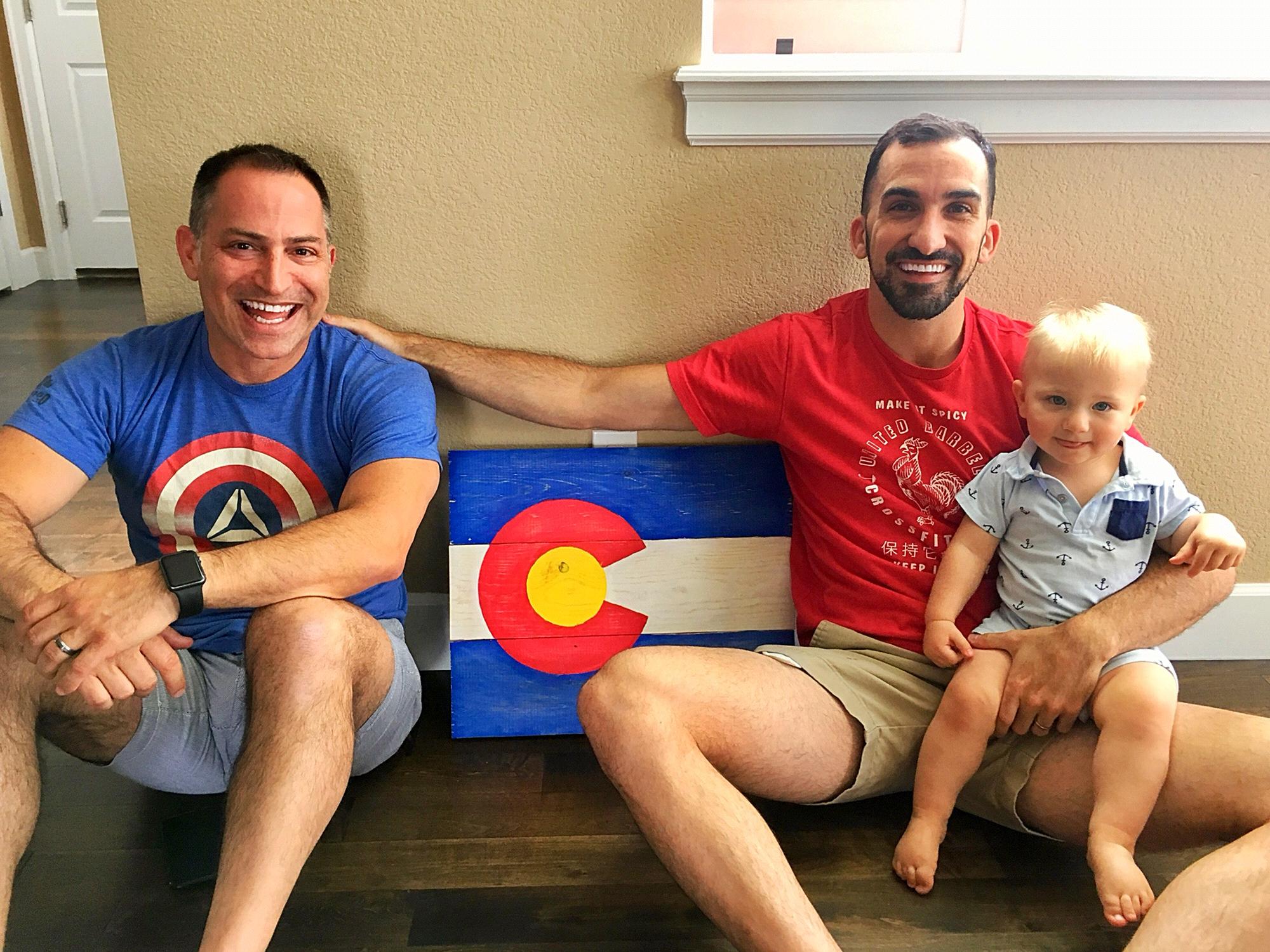 The day we moved into our forever home.