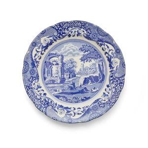 Blue Italian Set of 4 Dinner Plates