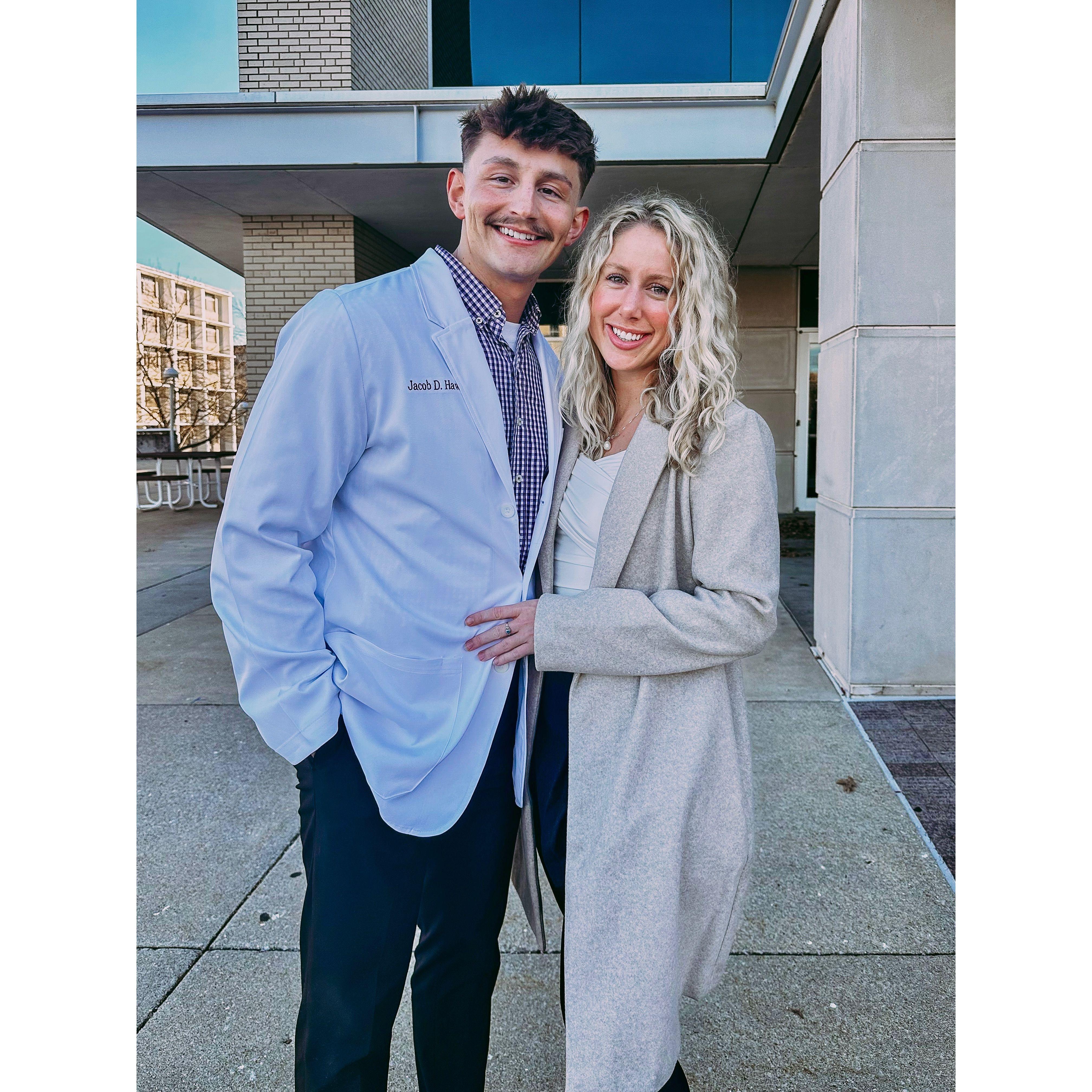 Celebrated Jacob's white coat ceremony