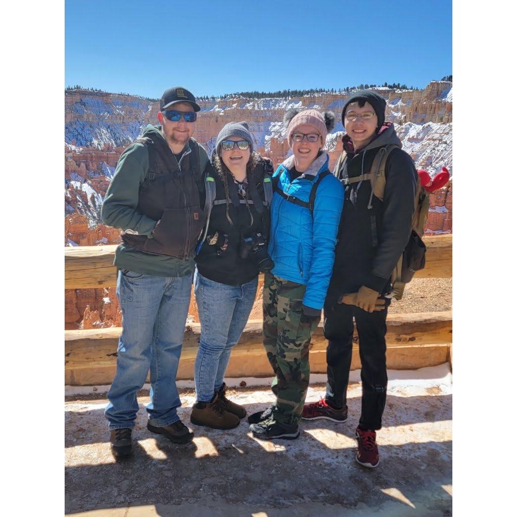 Bryce Canyon with Rachel and Michael.