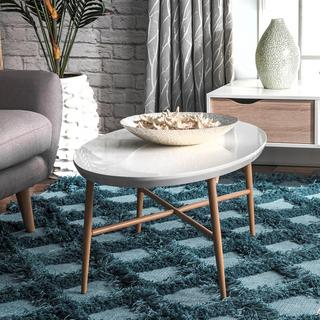 Francene Diamond Trellis Shaggy Rug