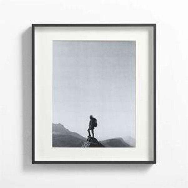 Brushed Black 11x14 Picture Frame + Reviews | Crate & Barrel