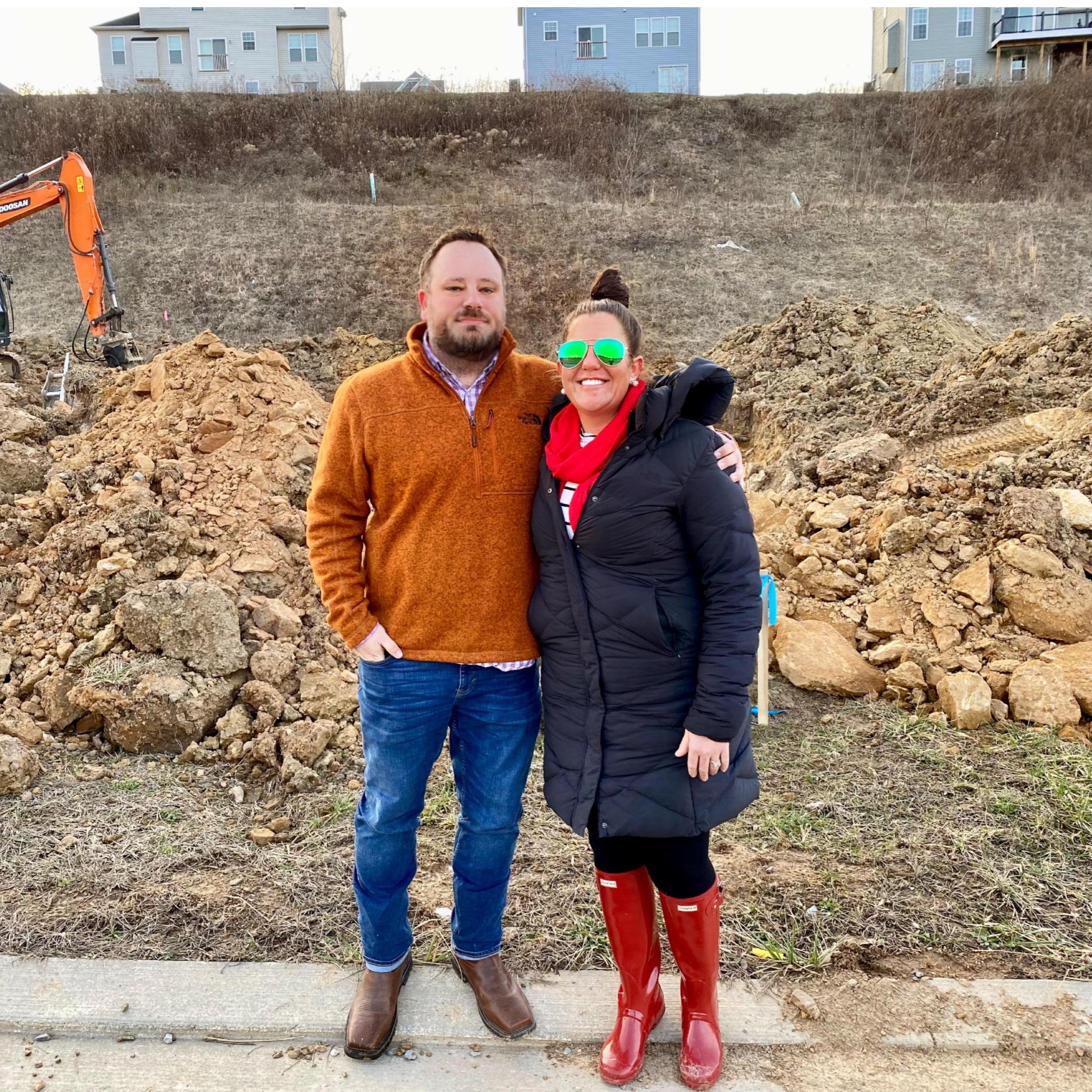 1.17.20 Day we broke ground on our house