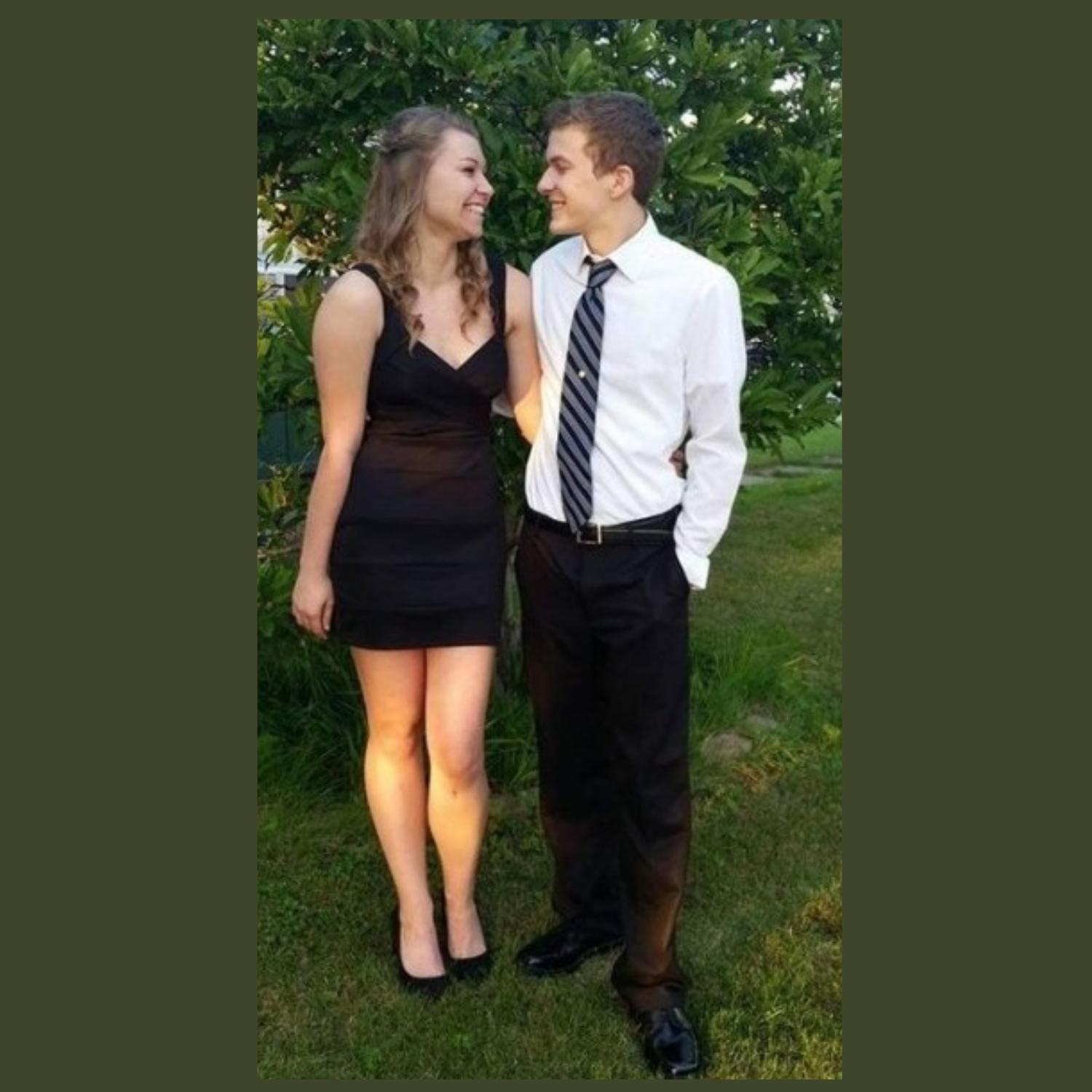 Junior homecoming.  Shit we've been together forever 😅