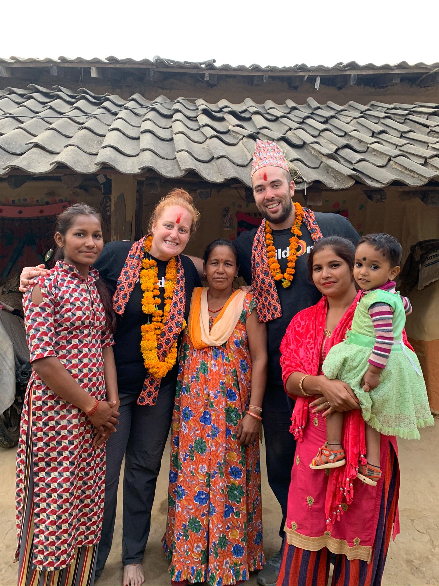 Our host family in Nepal