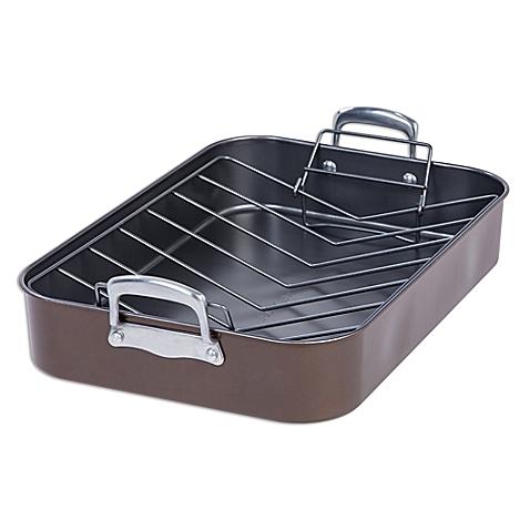 MAKER Homeware™ 17-Inch Nonstick Roaster and Rack