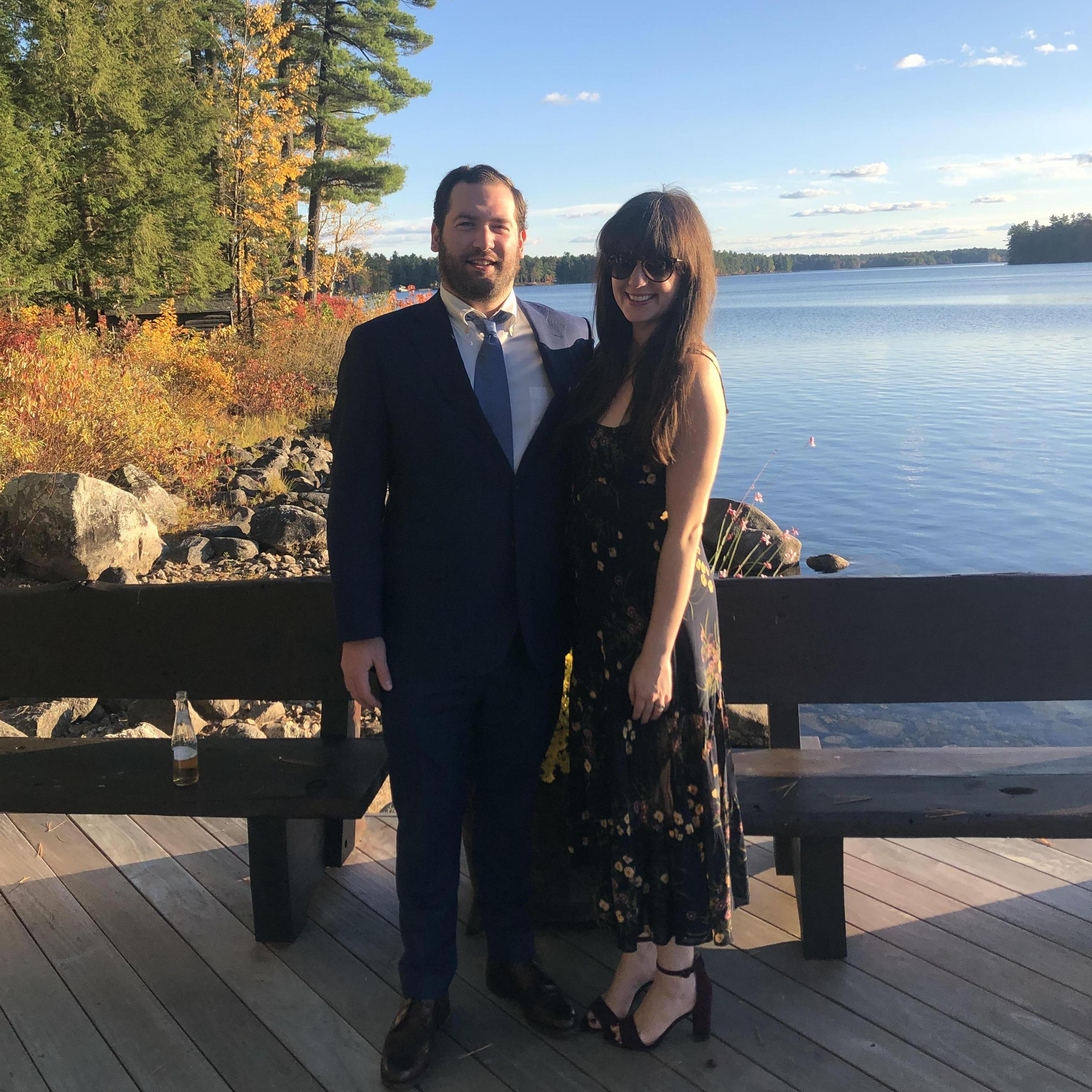 Celebrating Claire (bridesmaid) & Scott in Maine!