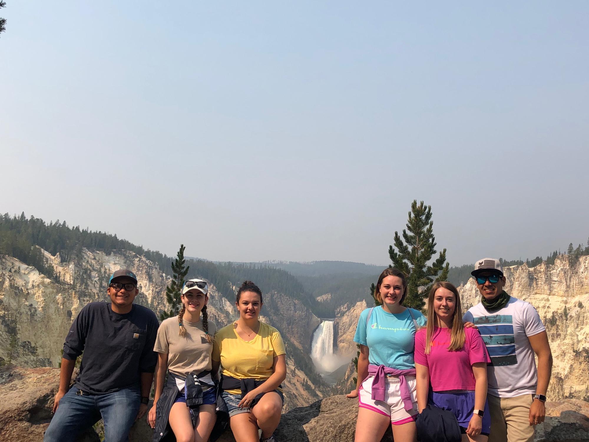 Trip with fiends to Yellowstone National Park