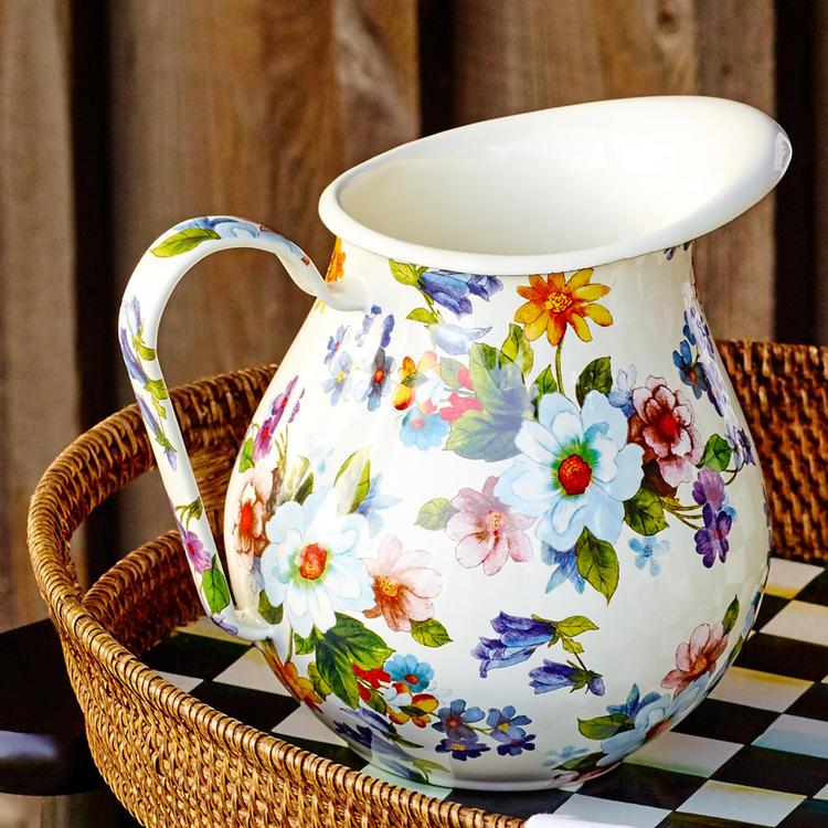 MacKenzie-Childs, Flower Market Pitcher | Zola