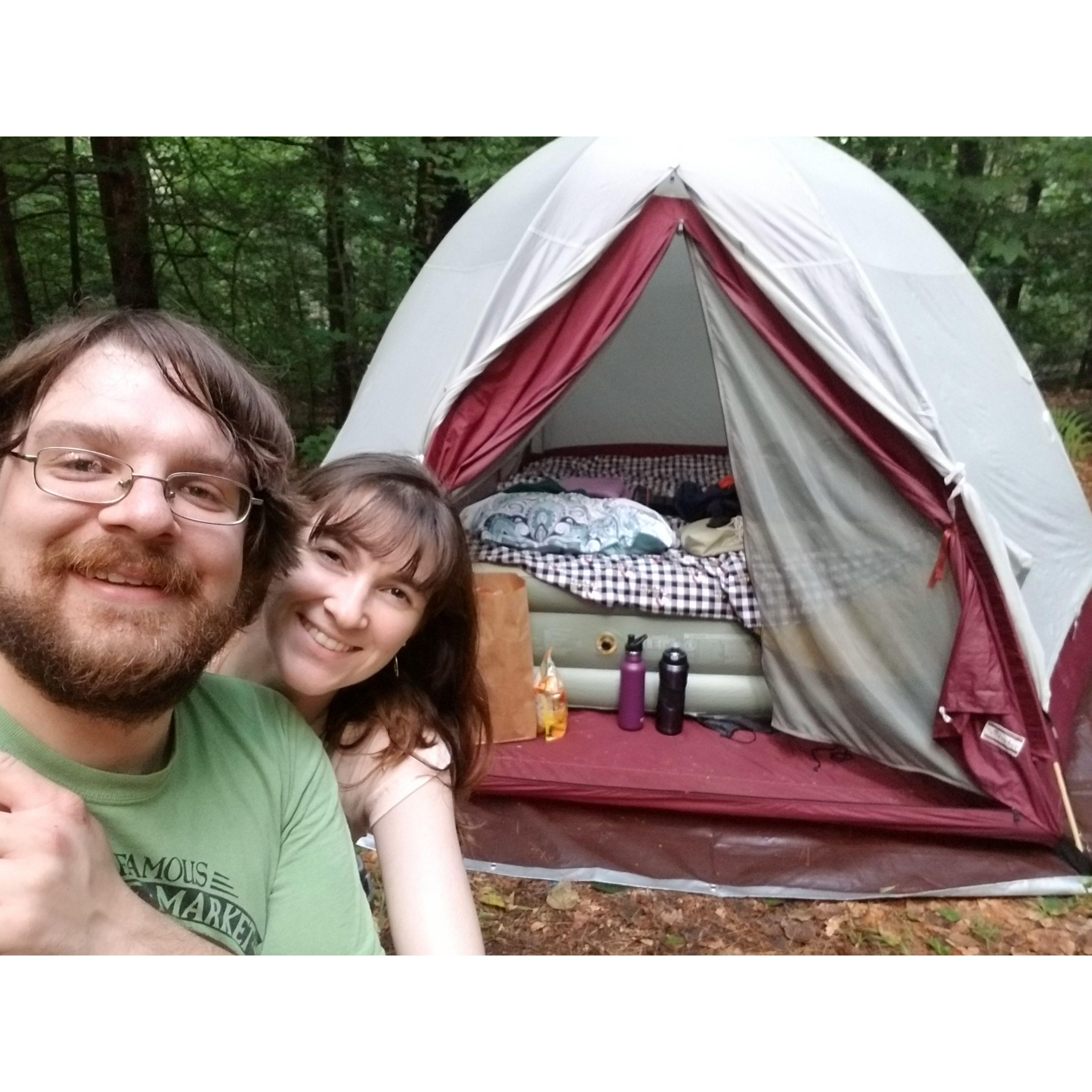 Camping in NY, July 2021