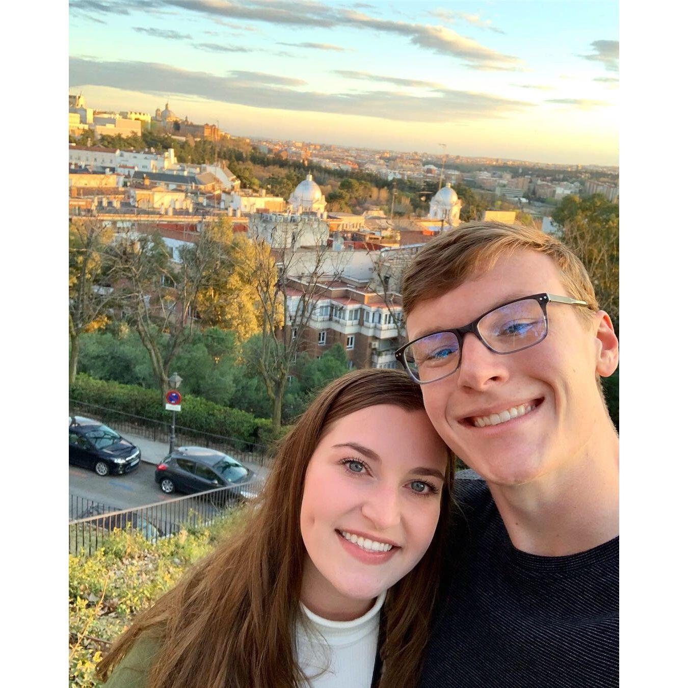 Brad's visit to Hannah in Spain!