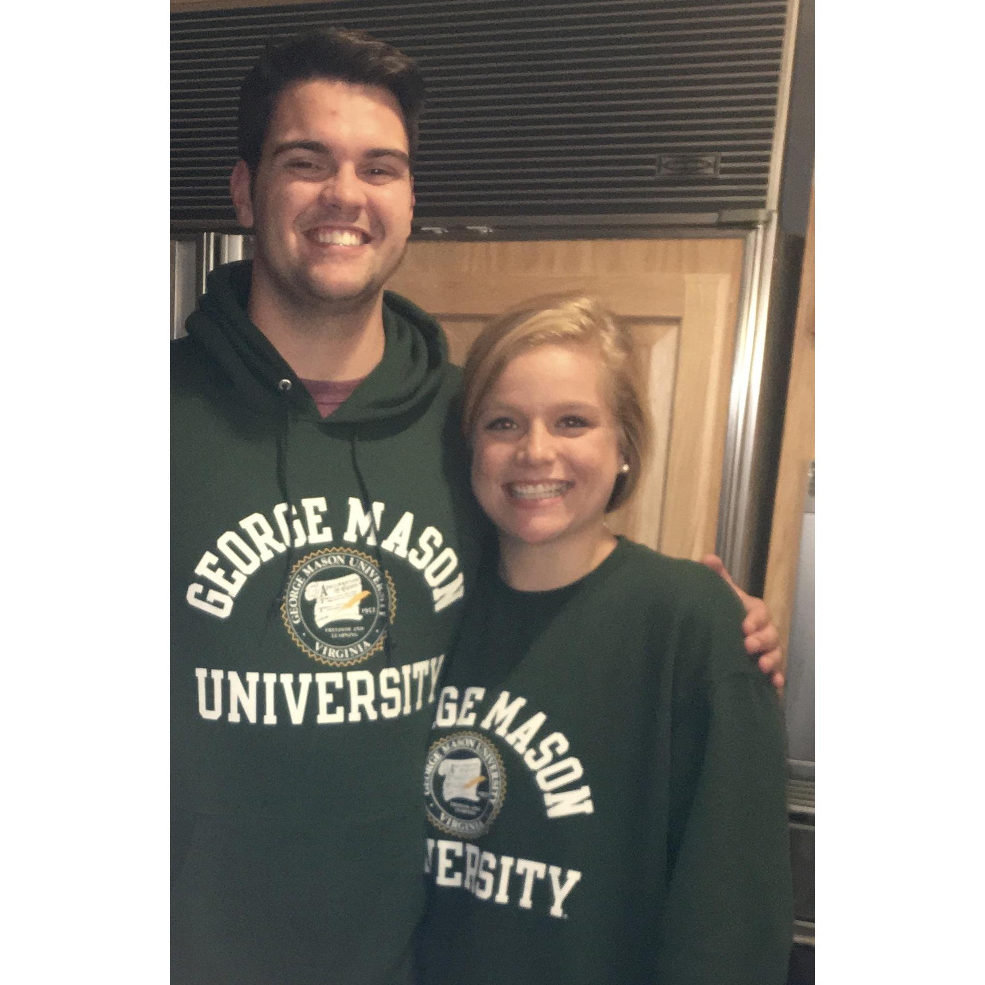 Shortly after Conor was Accepted to GMU