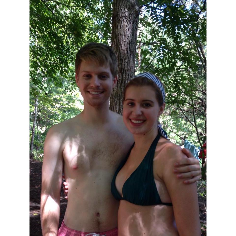 Getting in a swim at the Eno River quarry before the start of junior year at Duke
2014