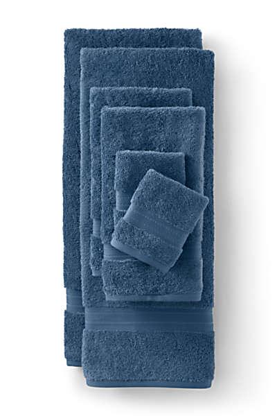 Deep Sea Navy Blue Supima Cotton Towel 6-piece Set