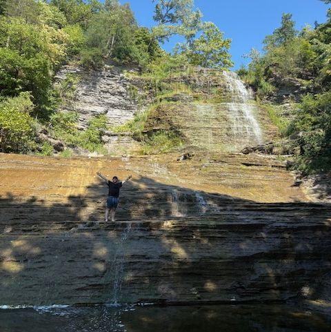 Natures shower
