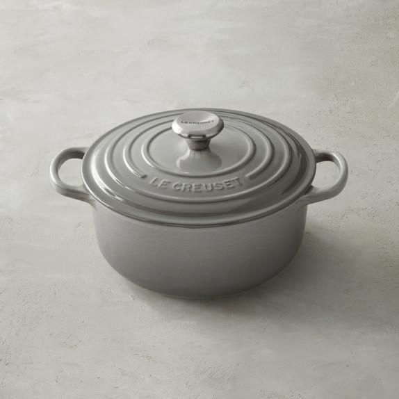 Le Creuset Signature Cast-Iron Round Dutch Oven, French Grey, 2 3/4-Qt.