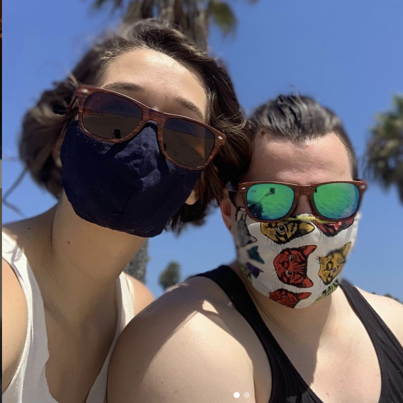 August 2020: Joe helped Sarah move to LA for her internship! Little did they know she’d only live in LA for the first and last month of the year, working the other 10 months remotely from Foster City.