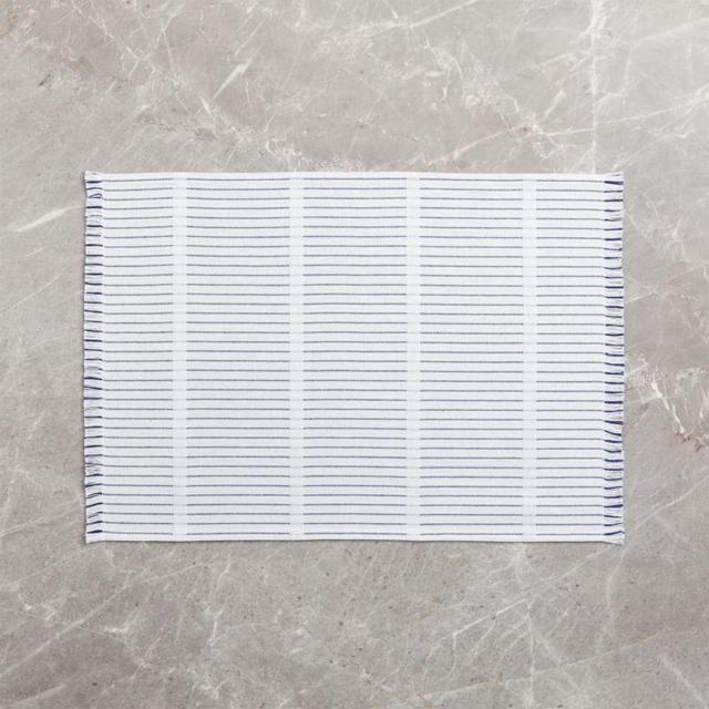 Modern Stripe Fringe Placemat