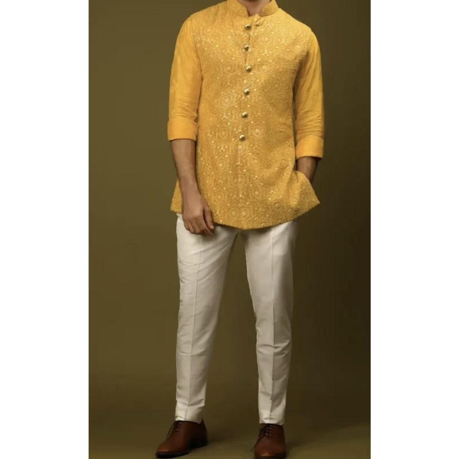 Mens example attire for Haldi