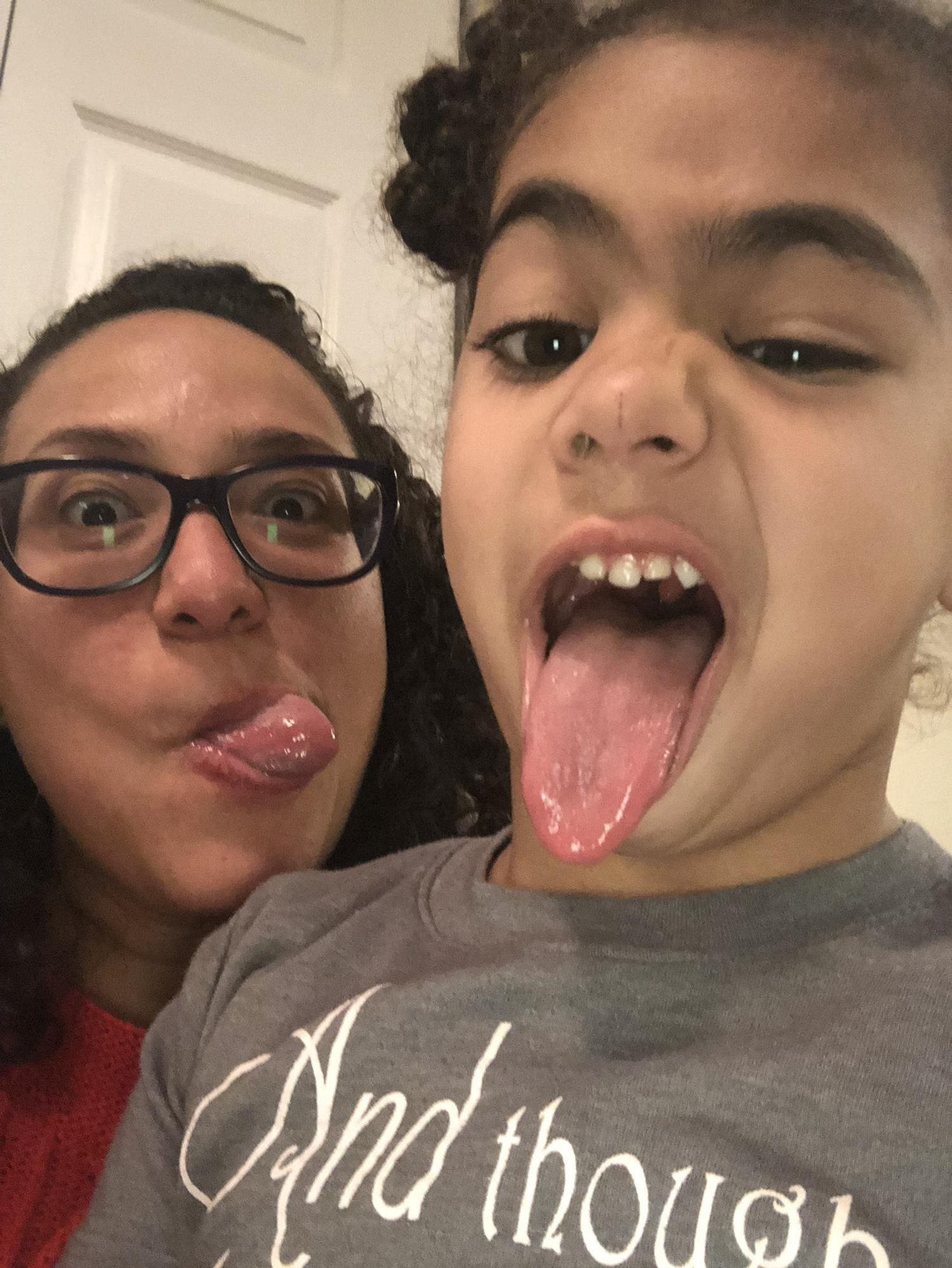Gianna being silly with Aunty Sheila! lol