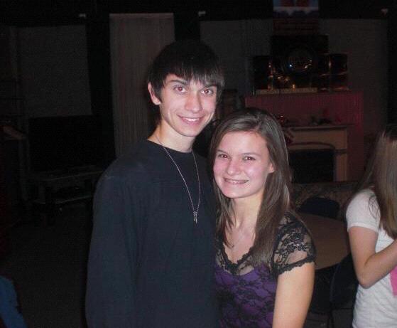 Our first of many birthdays celebrated together. (Turned 16 and 17)