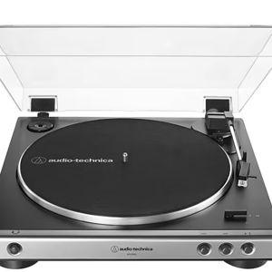 Audio-Technica 2-Speed Fully Automatic Belt-Drive Stereo Turntable, Gunmetal (AT-LP60X) | Staples