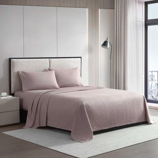 Stripe Cotton 4-Piece Sheet Set