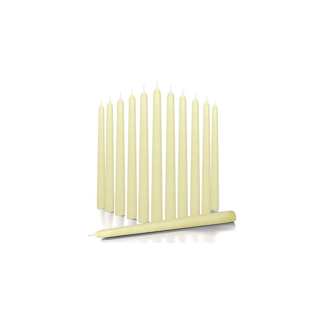 10 inch Taper Candles Set of 12 - Tall Candles Unscented - Tapered Candle Sticks