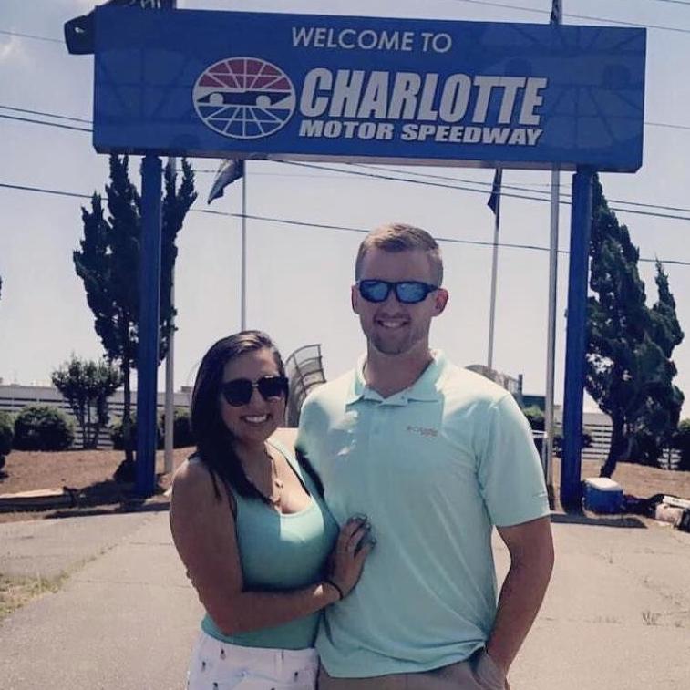 Our first NASCAR race.