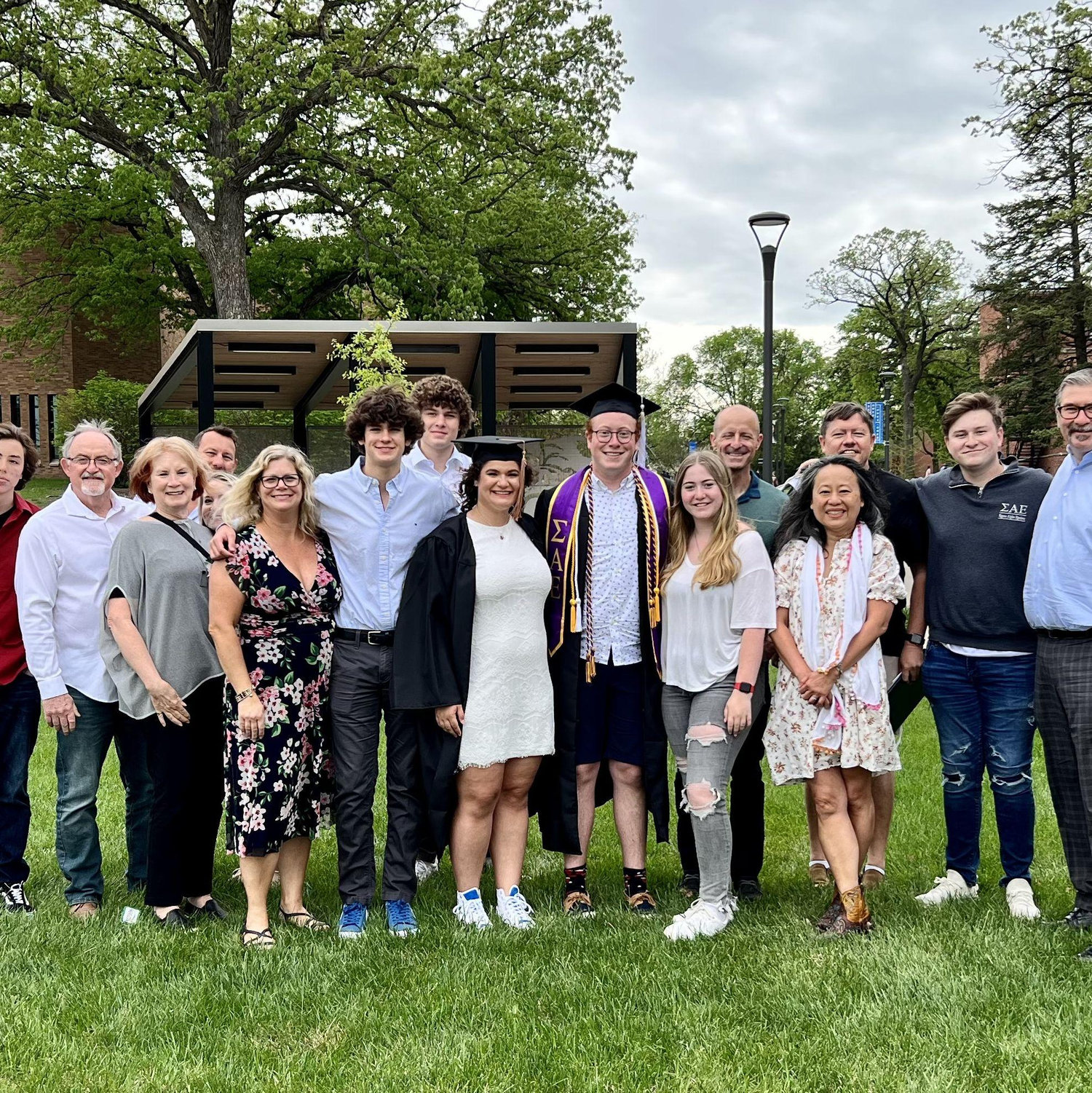 May 2022: Graduation surrounded by family!