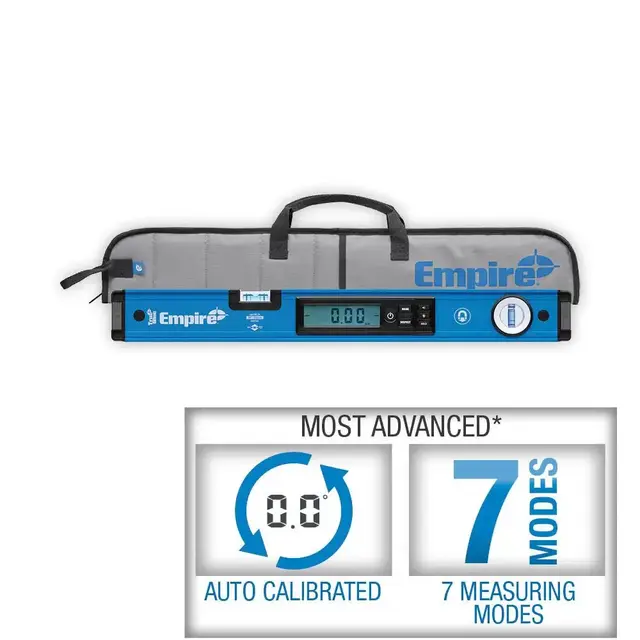 24 in. True Blue Magnetic Digital Box Level with Case
